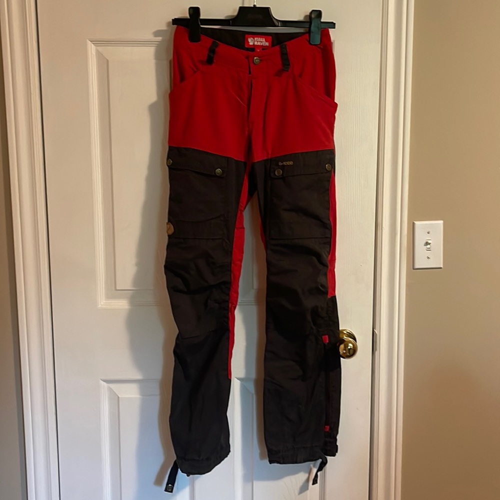 Rare Red and Black Keb Trousers